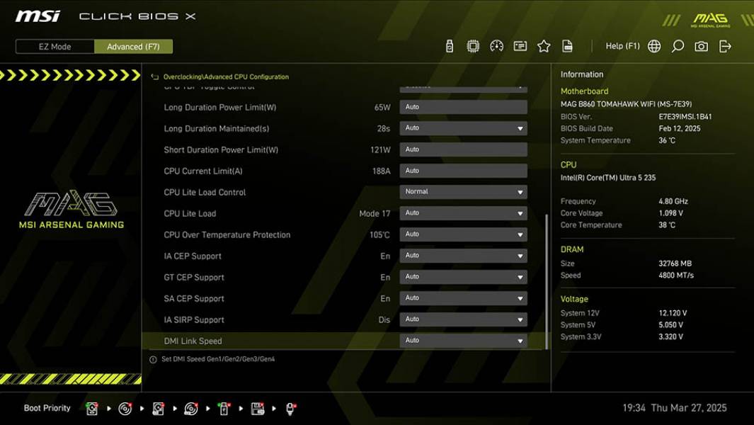 MSI MAG B860 TOMAHAWK WIFI-5
